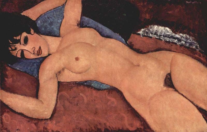 Amedeo Modigliani Red Nude oil painting picture